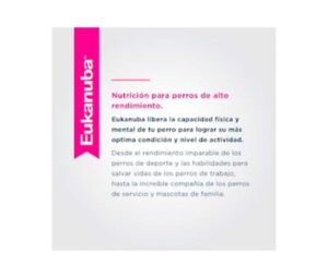 nutrientes de Eukanuba Adulto Raza Pequeña