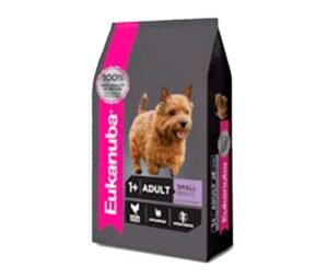 presentaciones de Eukanuba Adulto Raza Pequeñas