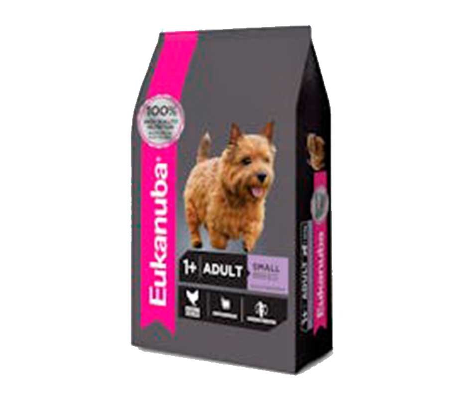 presentaciones de Eukanuba Adulto Raza Pequeñas