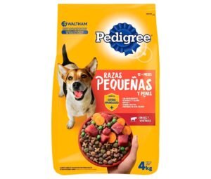 Presentacion frontal de Pedigree Razas Pequeñas: Las Mejores Croquetas para tu Perro