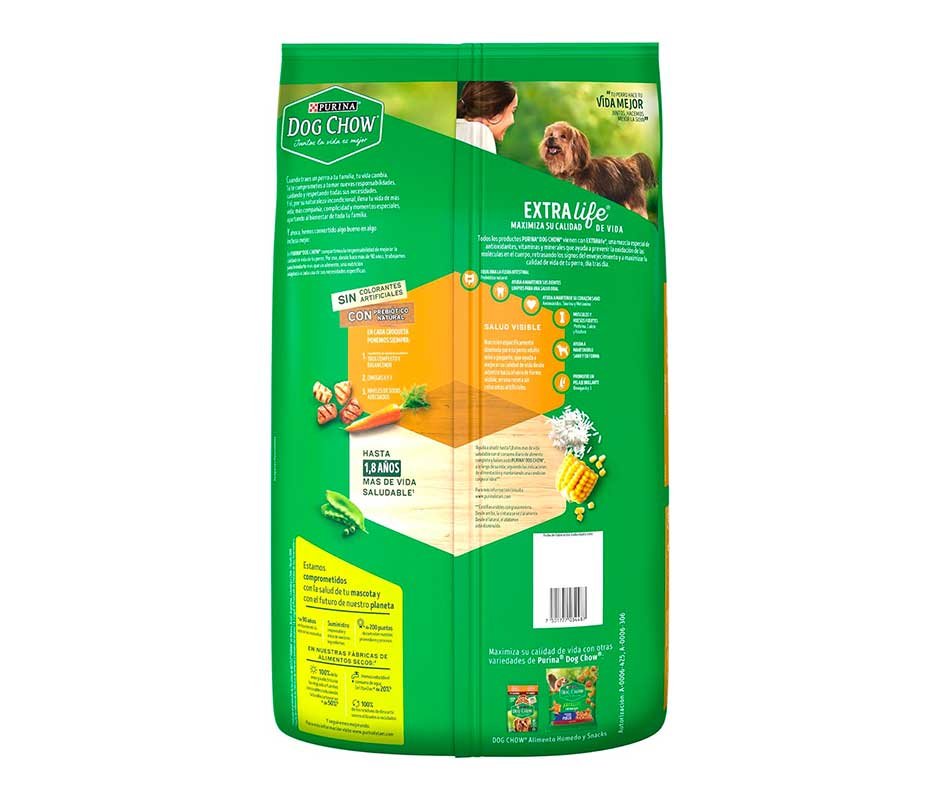 back de Dog Chow Adulto Raza Pequeña