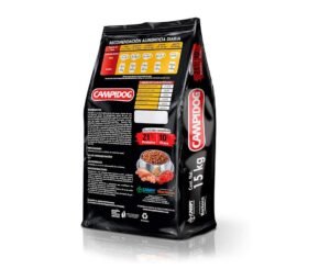 empaque back de Campi CampiDog: Croquetas Buenas y Baratas