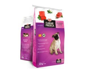 presentacion de Carne Fresca Puppy Care