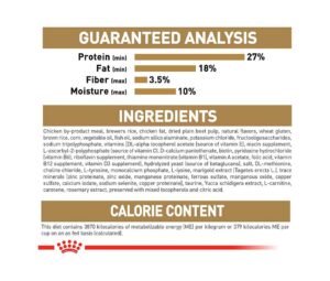 ingredientes de las croquetas royal canin yorkshire cachorro