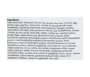 ingredientes de Croquetas Kirkland Cordero