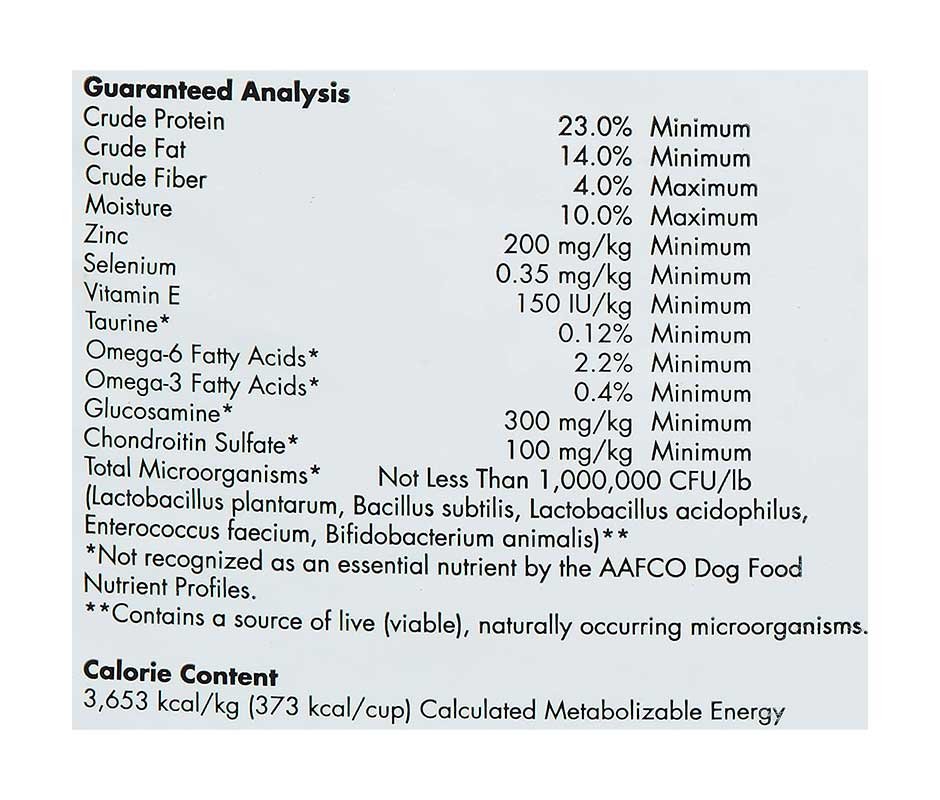 analisis garantizado de Croquetas Kirkland Cordero