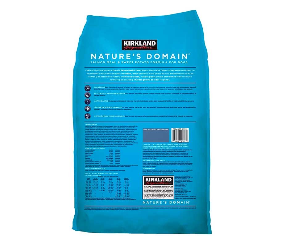 Croquetas kirkland sabor salmon caracteristicas