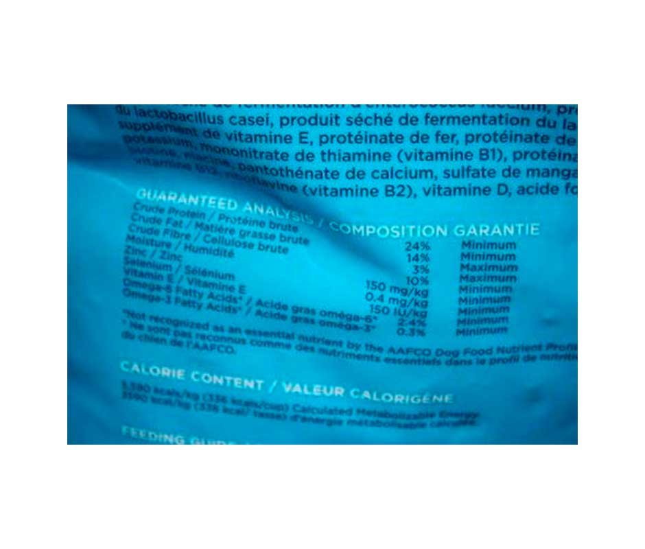 Croquetas kirkland sabor salmon guia nutricional