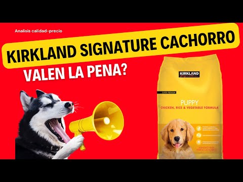 Analisis de Croquetas: Kirkland Signature Alimento para Cachorro Pollo y Arroz