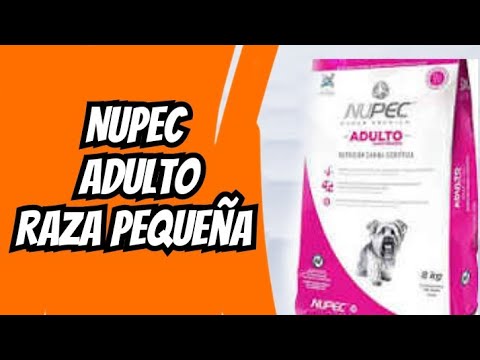 Análisis de Nupec adulto raza pequeña