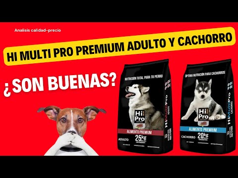 Analisis de Croquetas: Hi Multi Pro Premium Adulto y Cachorro