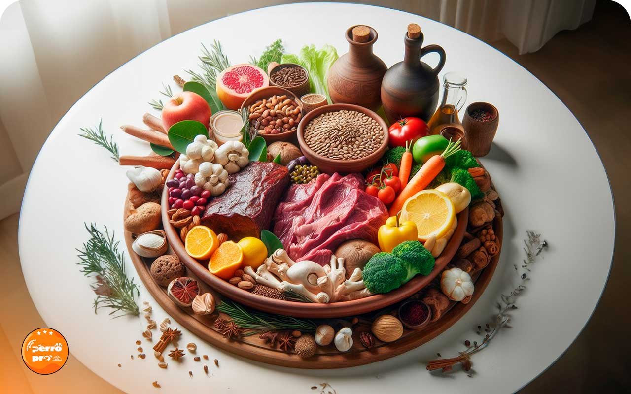 Plato de comida BARF para perro | Guía de Dieta BARF Para Perros | Peligros y Más