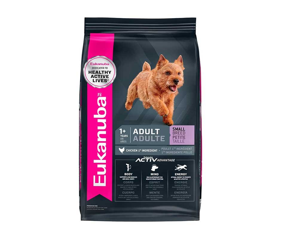 presentacion de Eukanuba Adulto Raza Pequeña