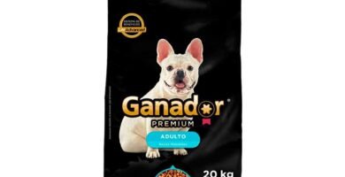 empaque frente de Ganador Premium Adulto Razas Pequeñas